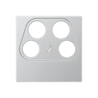 JUNG A 550, aluminium, art. A561-4SAT2AL
