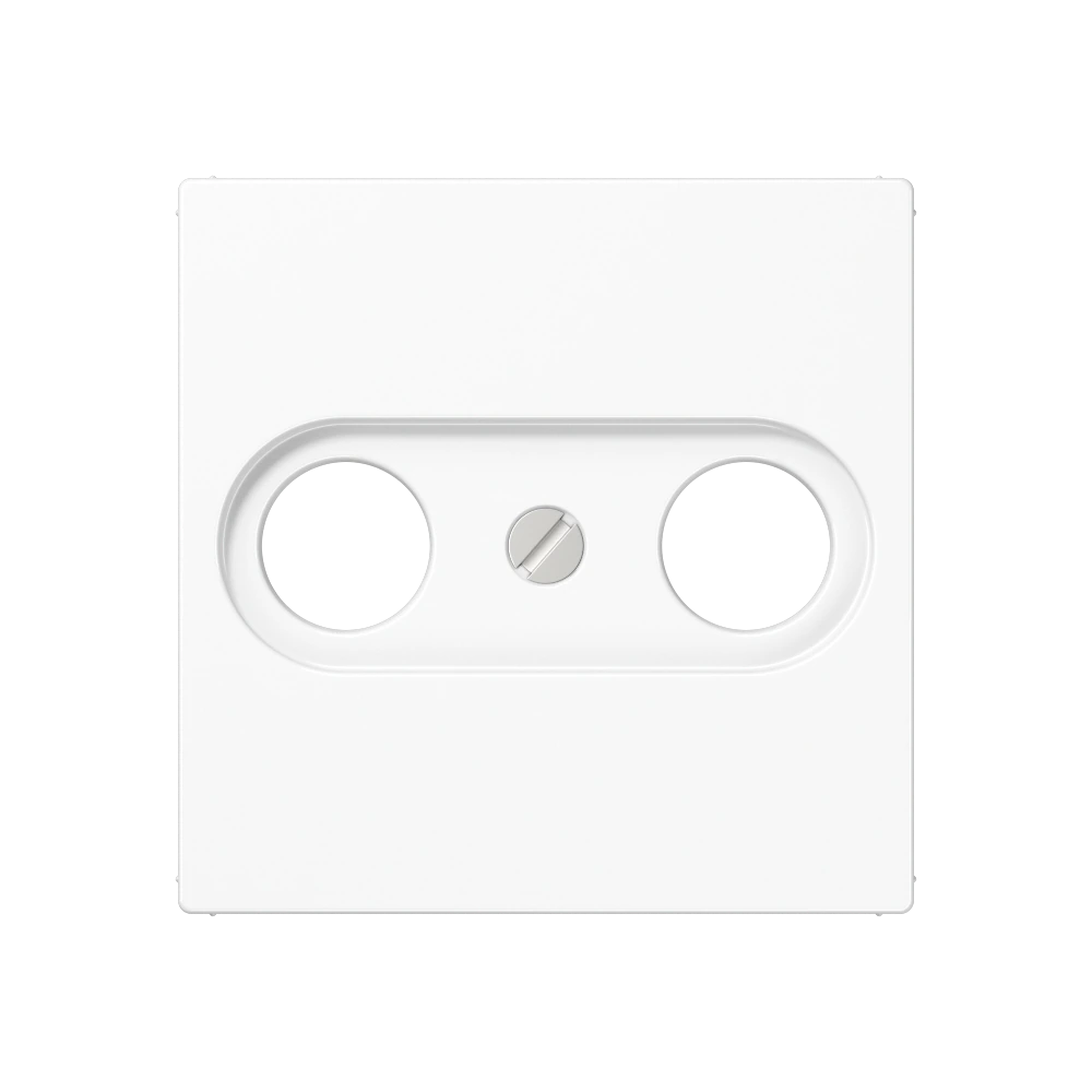Centre plate for antenna socket — JUNG A 550, White, art. A561BFPLTVWW