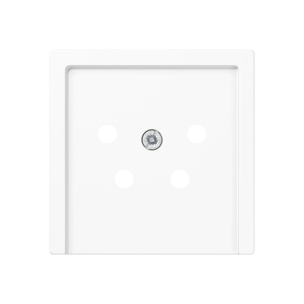 Centre plate for 4-hole PTT socket — JUNG A 550, White, art. A561NTFWW