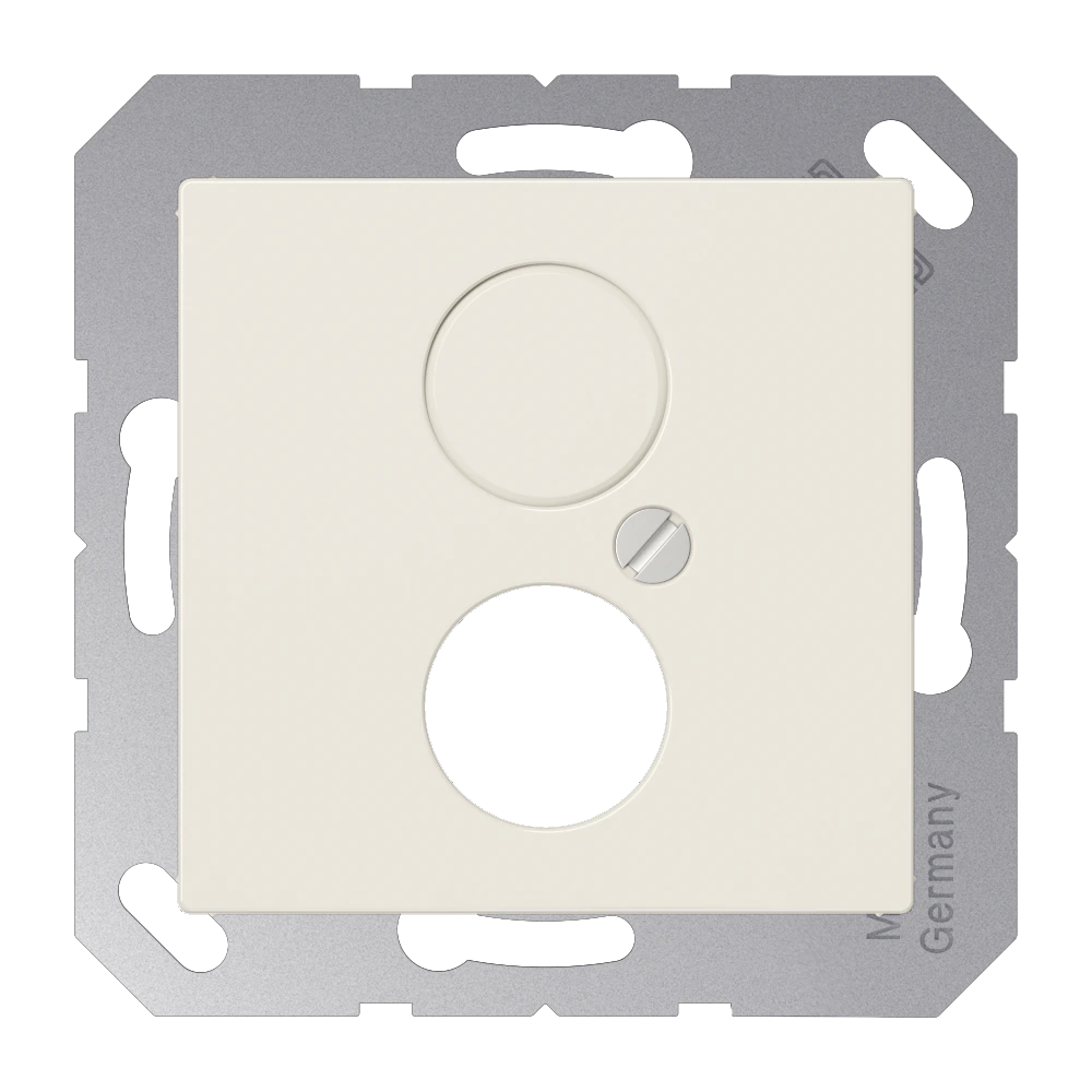 Centre plate for 2 circular electrical connectors — JUNG A 550, _, art. A562