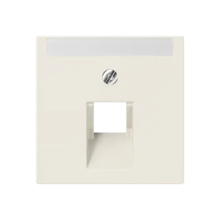 Centre plate for 1-gang modular jack socket (8-pole) · RJ45 / data · Cat.6