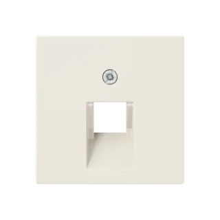 Centre plate for 1-gang modular jack socket (8-pole) · RJ45 / data · Cat.6