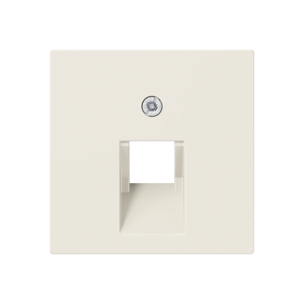Centre plate for 1-gang modular jack socket (8-pole) — JUNG A 550, _, art. A569-1PLUA