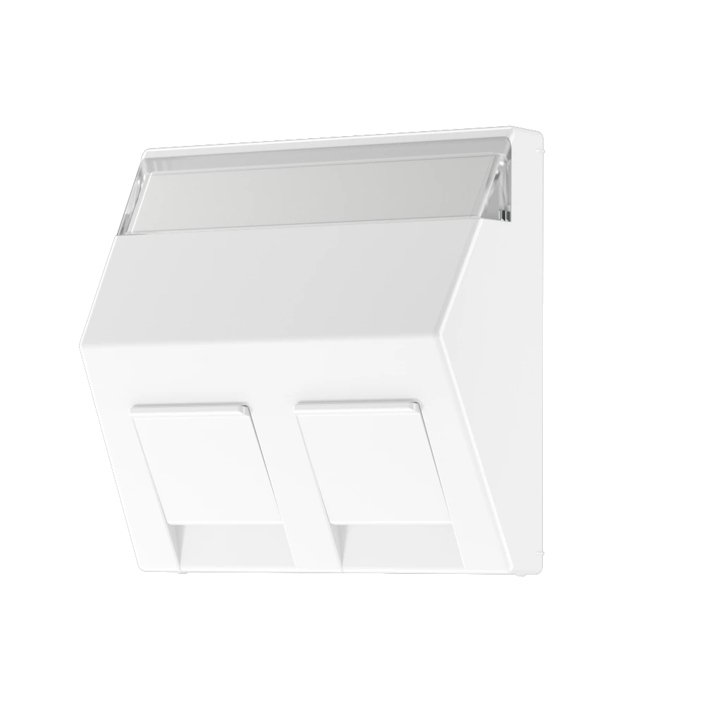 Centre plate for mounting adapter 30° — JUNG A 550, White, art. A569-30BFPLWW