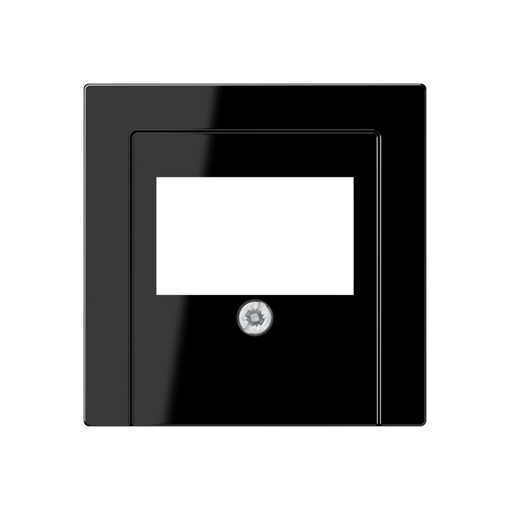 Centre plate for loudspeaker socket — JUNG A 550, Black, art. A569BFPLTSW