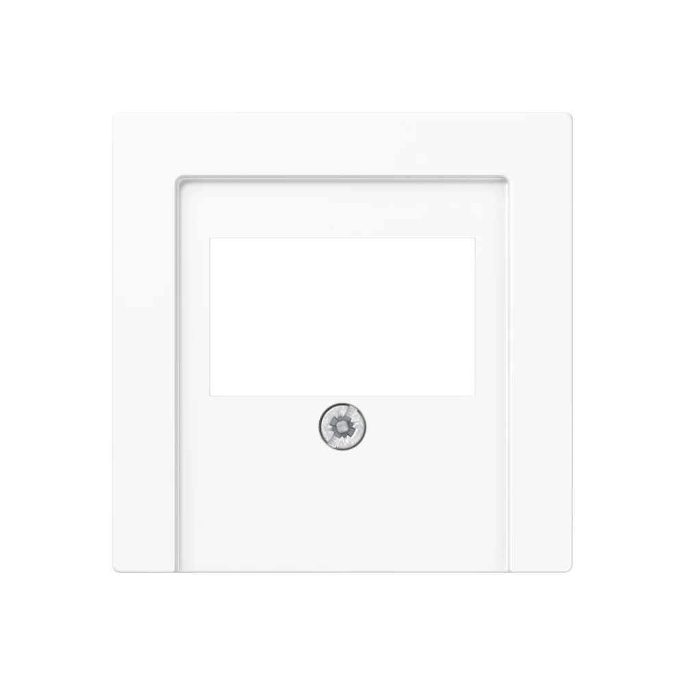 Centre plate for loudspeaker socket — JUNG A 550, White, art. A569BFPLTWW