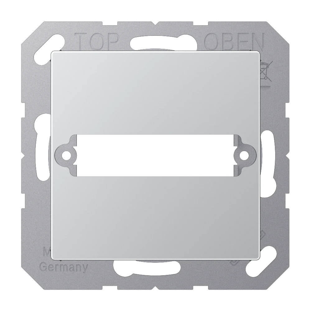 Centre plate for D-subminiature connector 25-pole — JUNG A 550, Aluminium, art. A594-125AL