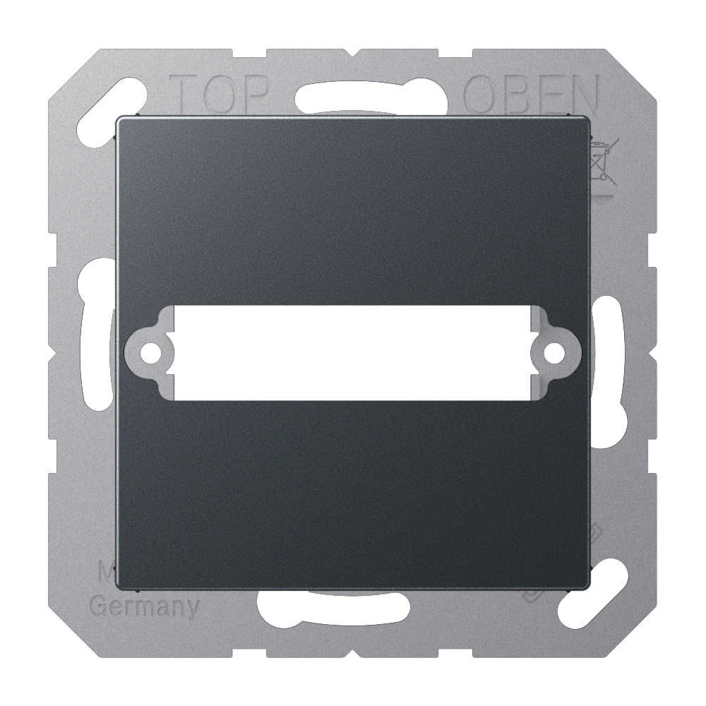 Centre plate for D-subminiature connector 25-pole — JUNG A 550, Matt Anthracite, art. A594-125ANM