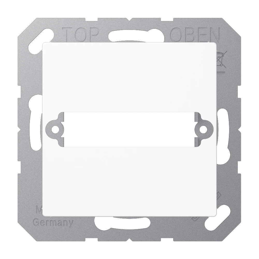 Centre plate for D-subminiature connector 25-pole — JUNG A 550, White, art. A594-125WW