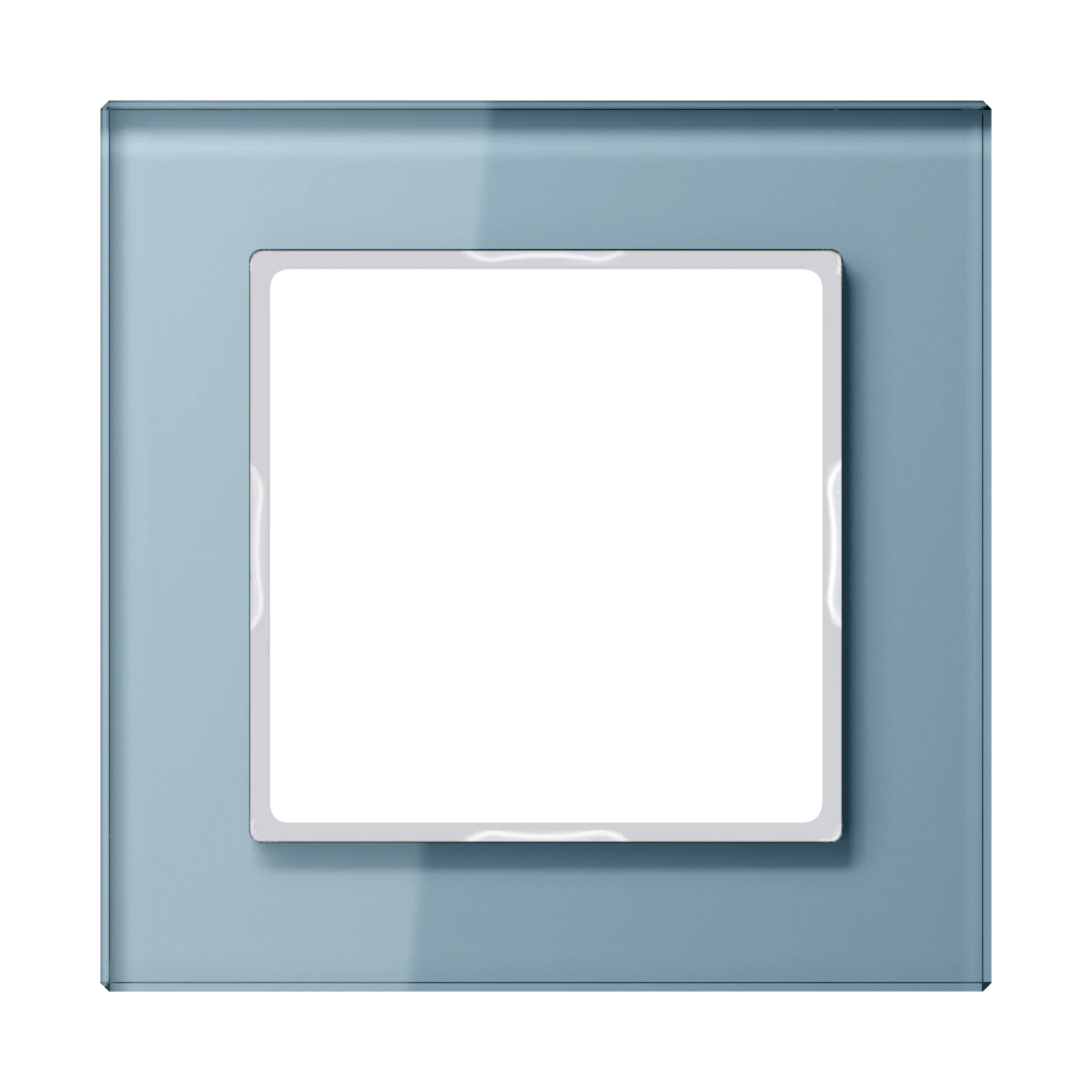 Glass frame for horizontal and vertical installation — JUNG A Creation, _, art. AC581GLBLGR