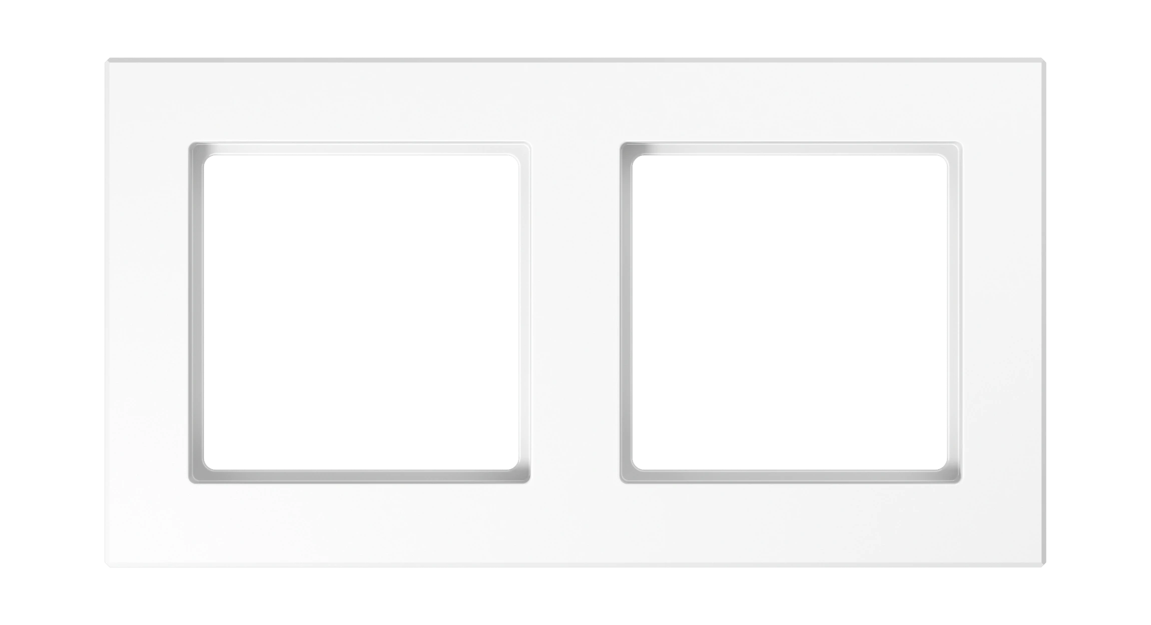 Frame for horizontal and vertical installation — JUNG A Creation, White, art. AC582WW