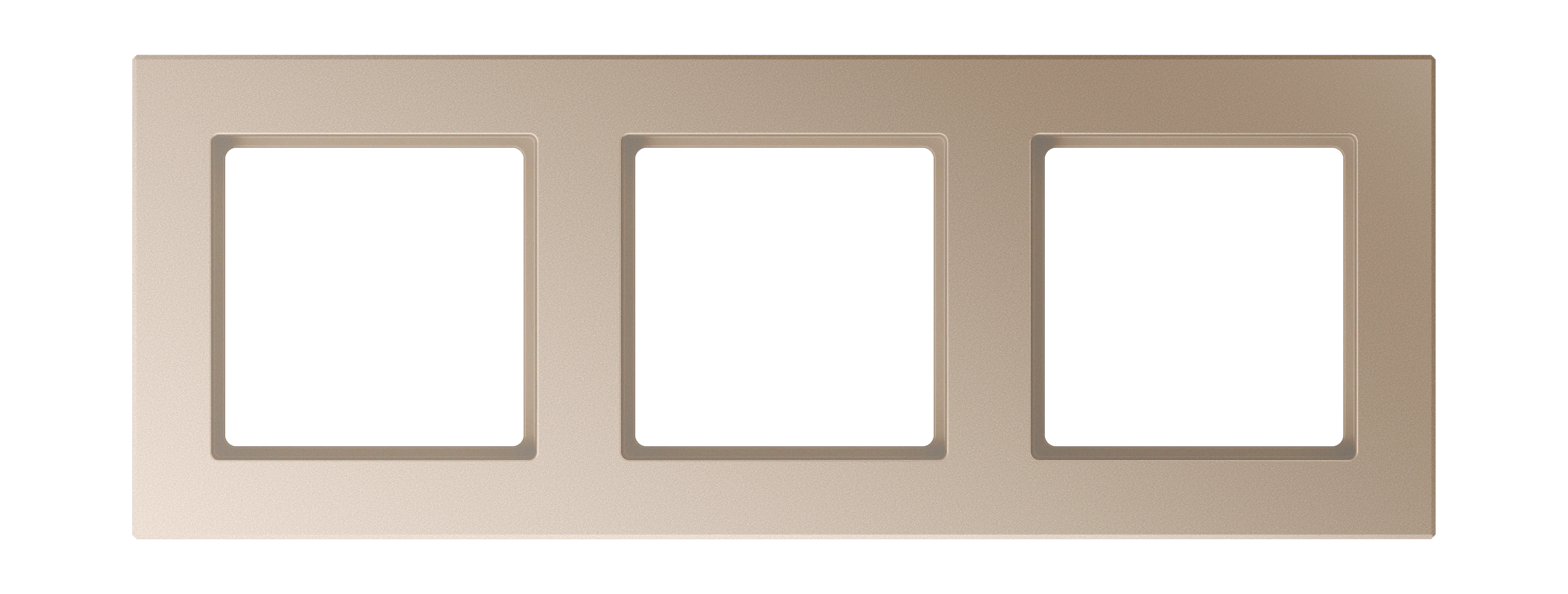 Frame for horizontal and vertical installation — JUNG A Creation, Champagne, art. AC583CH