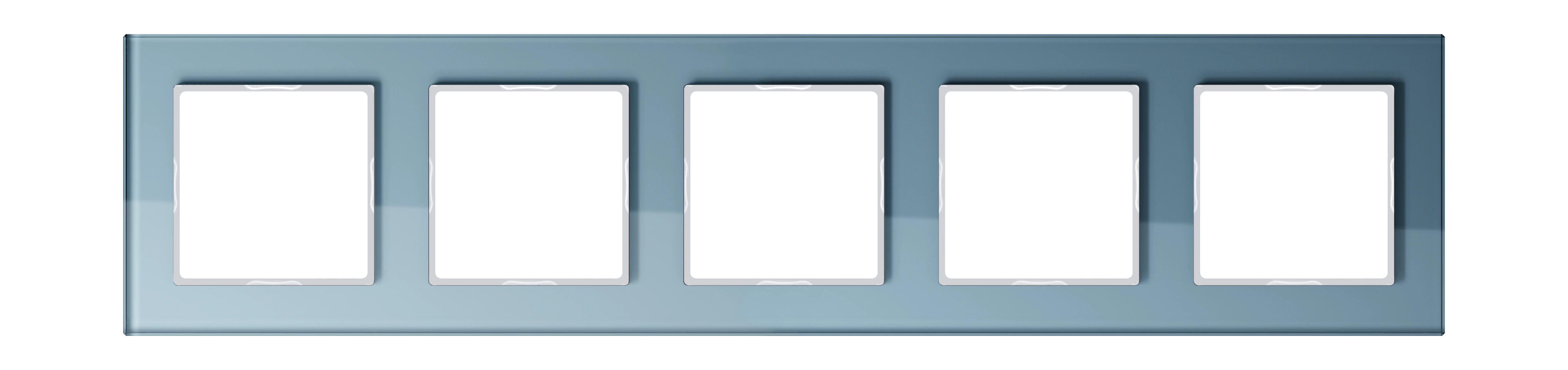Glass frame for horizontal and vertical installation — JUNG A Creation, _, art. AC585GLBLGR