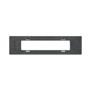 Mounting adapter for positioning of adhesive labelling field
