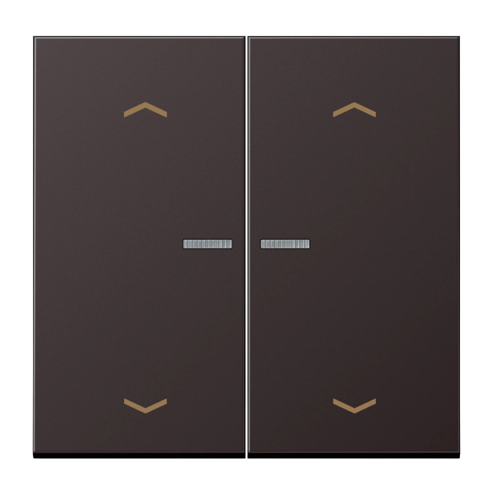 Клавиша с окошком и с символами «стрелки» — JUNG LS 990, Dark Al, арт. AL102KO5PD