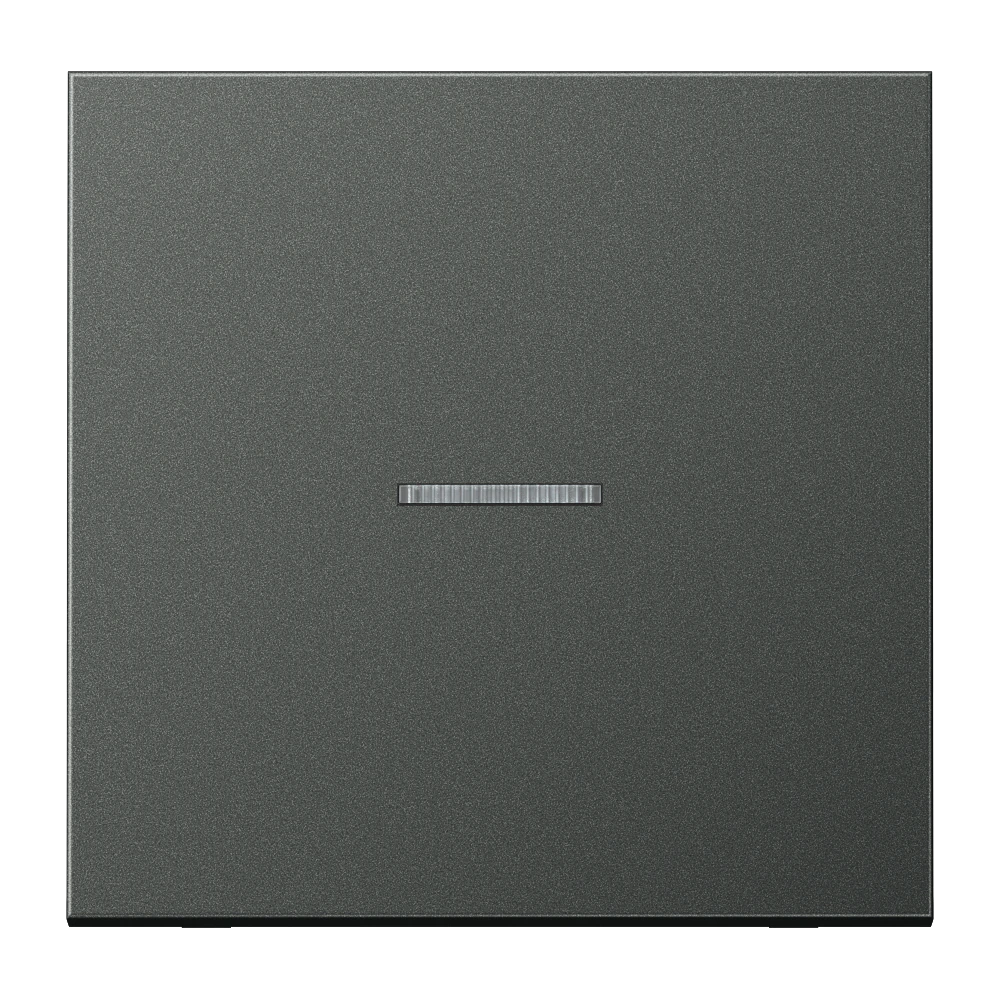 KNX RF push-button 1-gang — JUNG LS 990, Anthracite Al, art. AL10911STRFAN