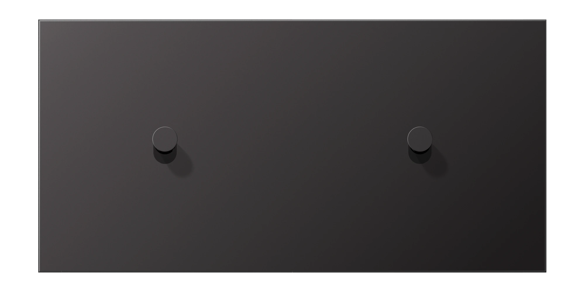 Centre plate with toggle lever "cone" — JUNG LS 1912, Cone — Dark, art. AL12-200DK01