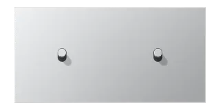 Centre plate with toggle lever "cylinder"