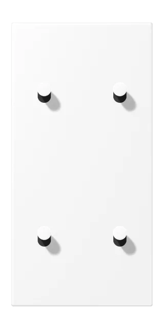 Centre plate with toggle lever "cone"