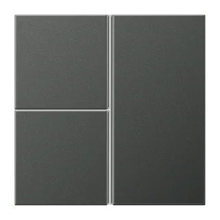 JUNG LS 990, антрацит (лак. алюминий), арт. AL2403TSAAN