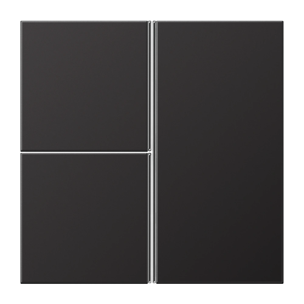 Набор накладок 3 группы, комплект — JUNG LS 990, Dark Al, арт. AL2403TSAD