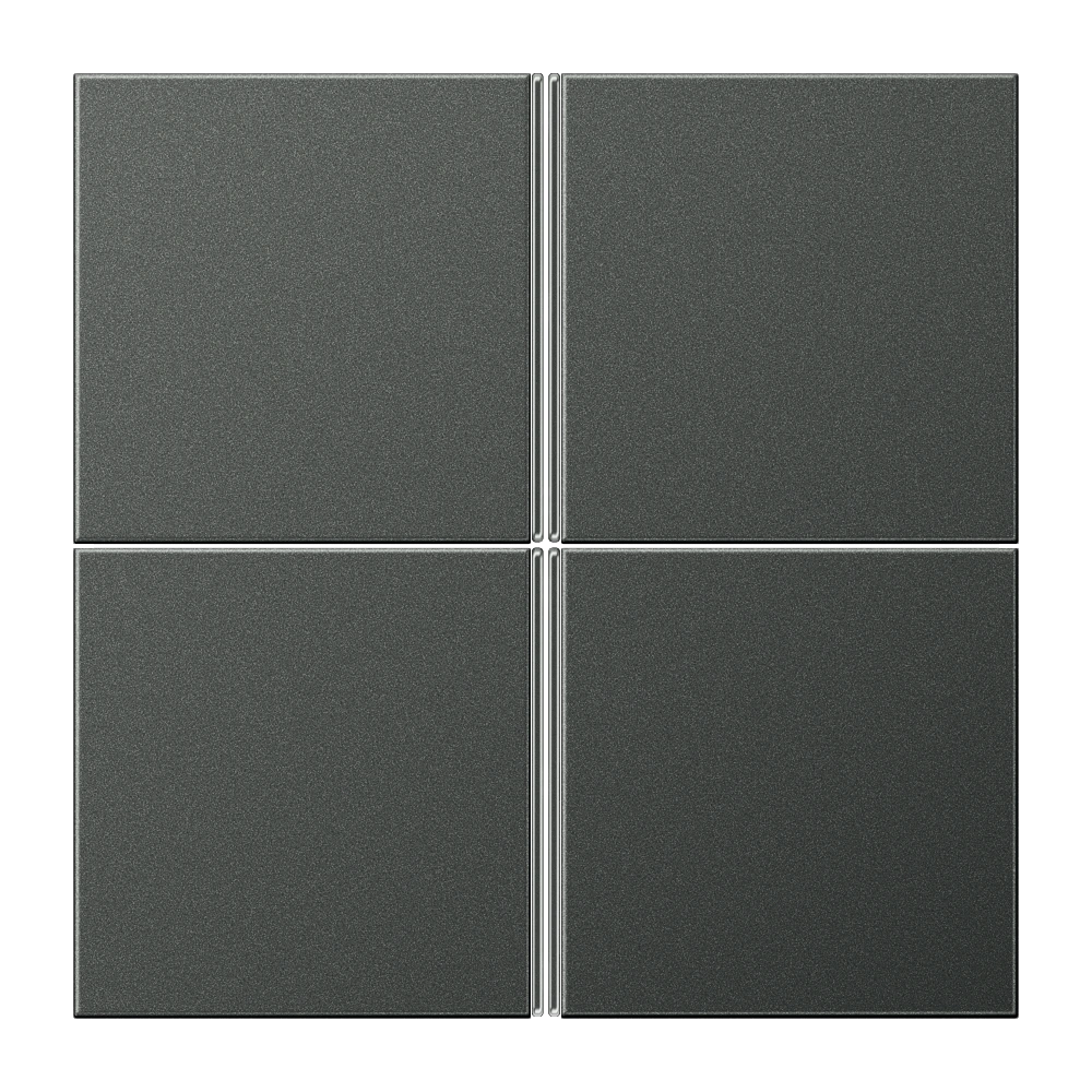 Набор накладок 4 группы, комплект — JUNG LS 990, Anthracite Al, арт. AL2404TSAAN