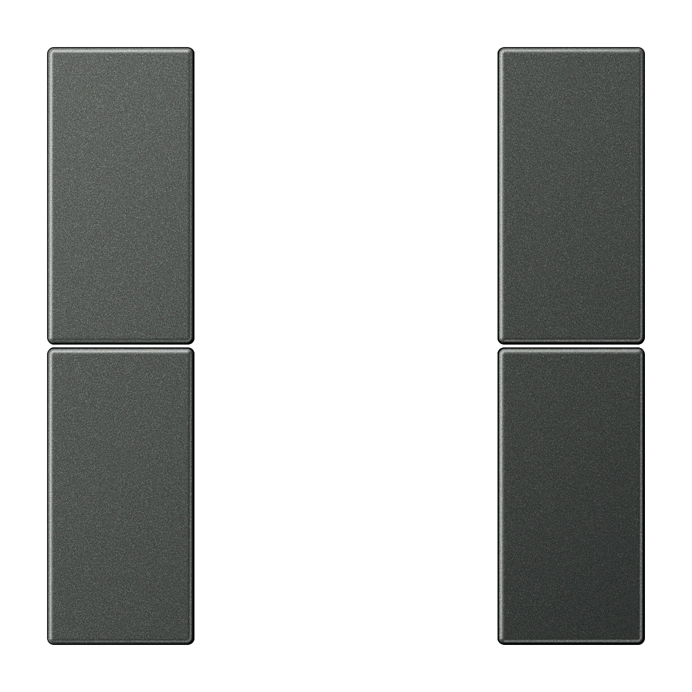 Набор накладок 2 группы, комплект — JUNG LS 990, Anthracite Al, арт. AL2502TSAAN
