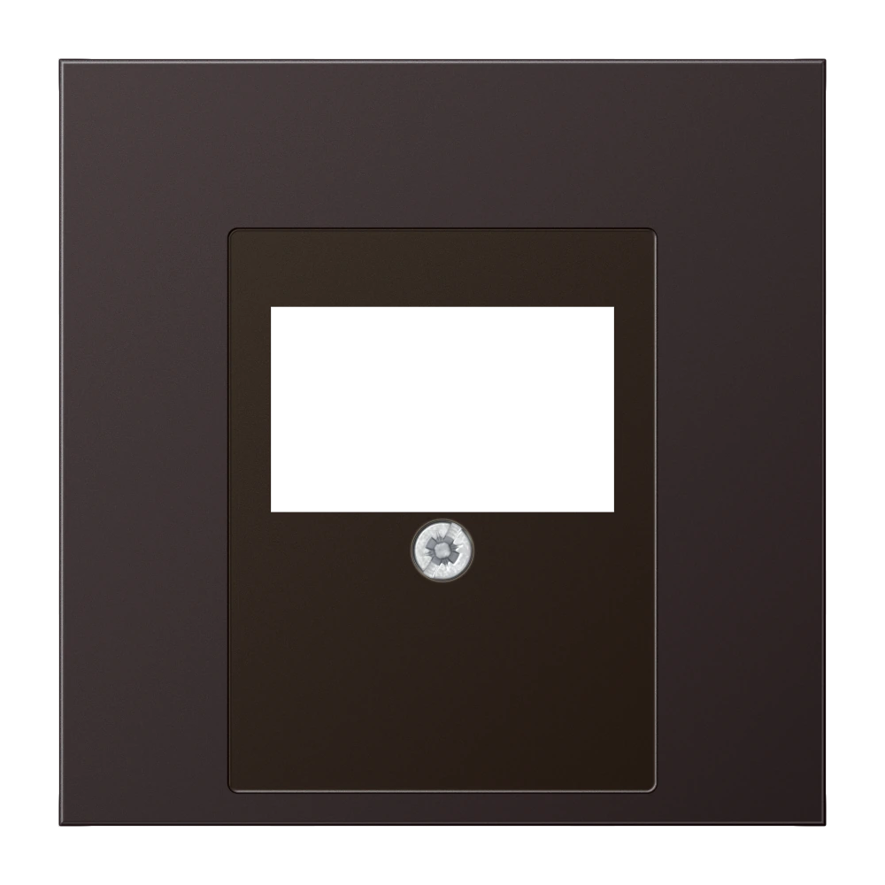 Centre plate for loudspeaker socket — JUNG LS 990, Dark Al, art. AL2969TD