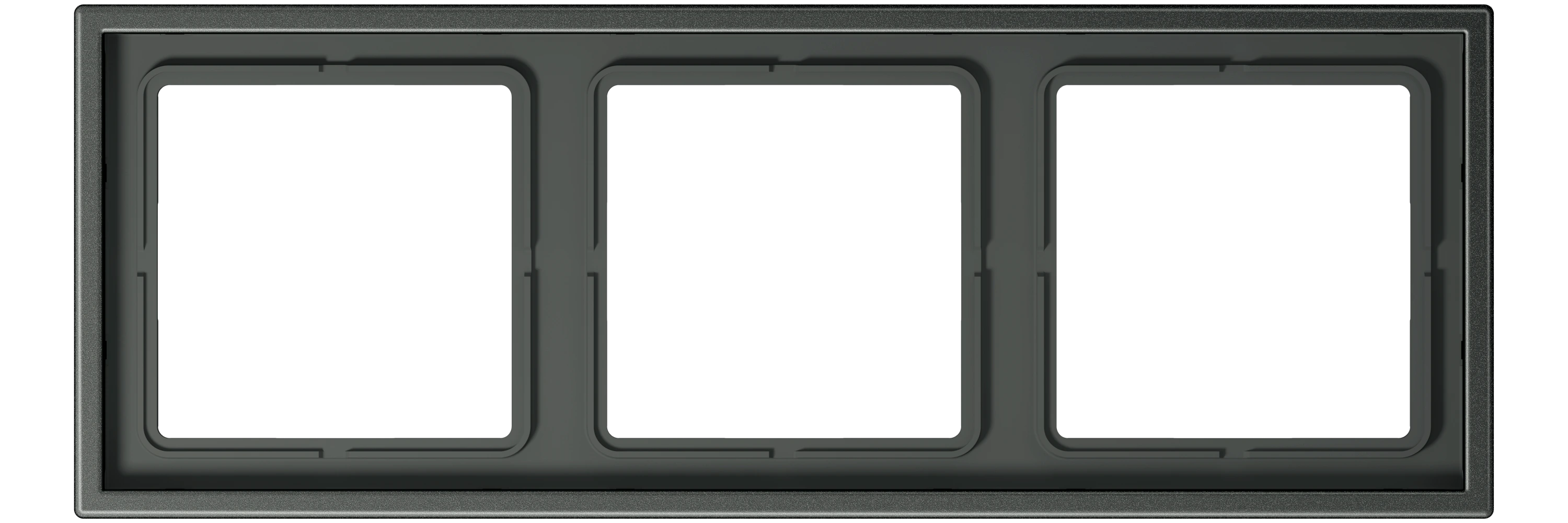Рамка для вертикальной и горизонтальной установки — JUNG LS 990, Anthracite Al, арт. AL2983AN