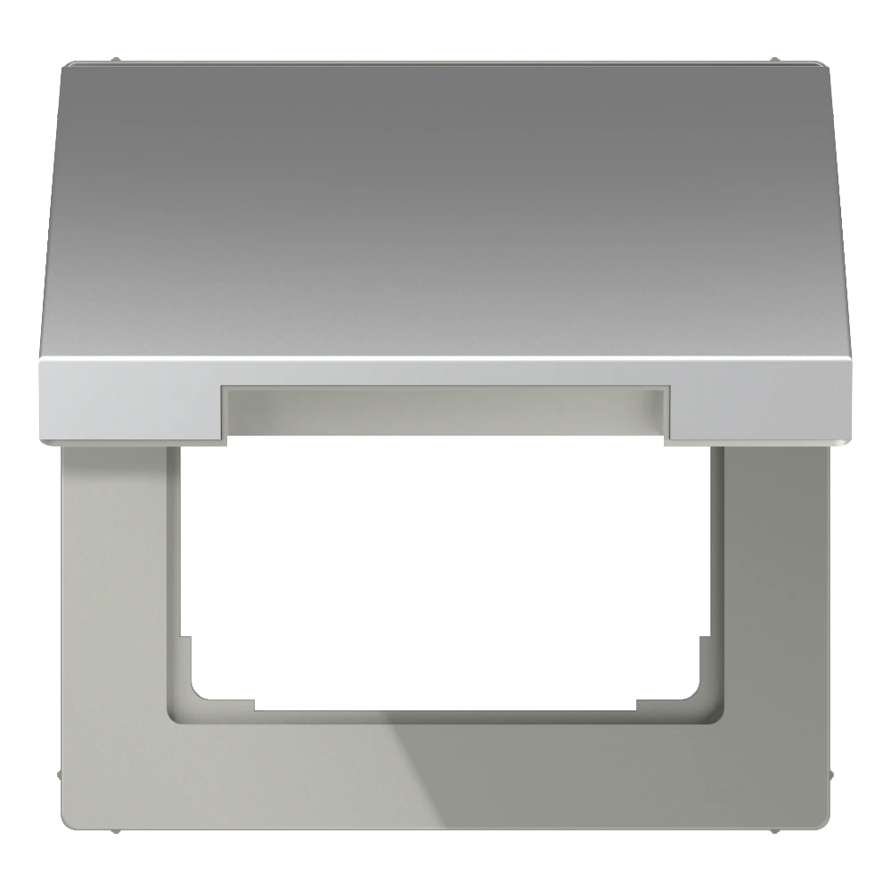 Hinged lid — JUNG LS 990, aluminium, art. AL2990KL