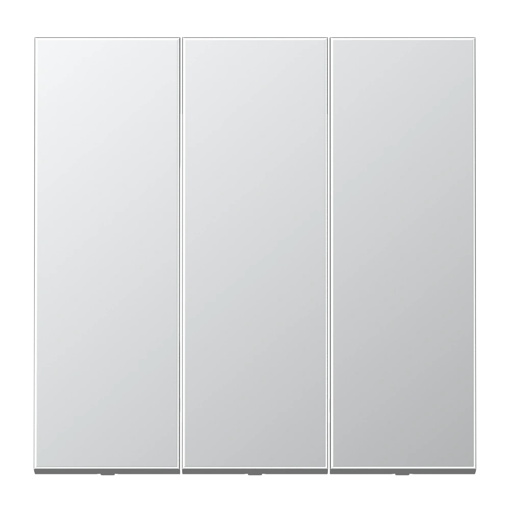 3-gang rocker for 3-gang switch — JUNG LS 990, aluminium, art. AL993