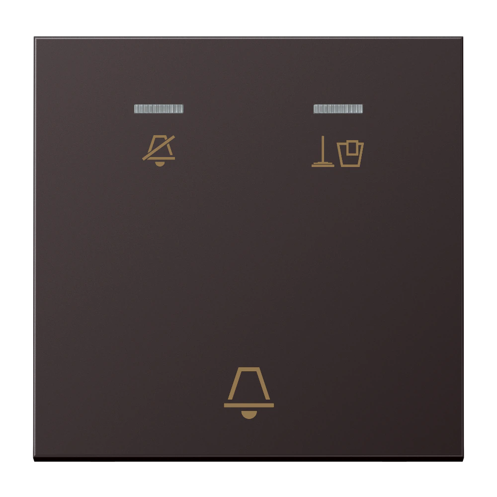 Hotel rocker, corridor unit — JUNG LS 990, Dark Al, art. ALCUKO5MD