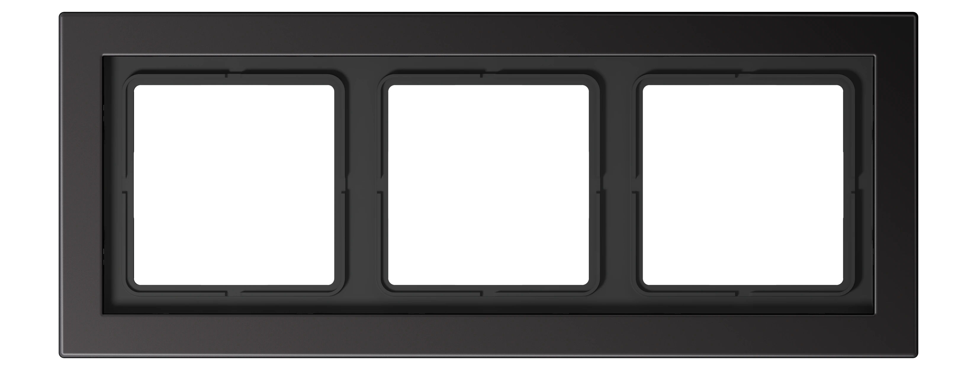 Frame for horizontal and vertical installation — JUNG LS DESIGN, Dark Al, art. ALD2983D