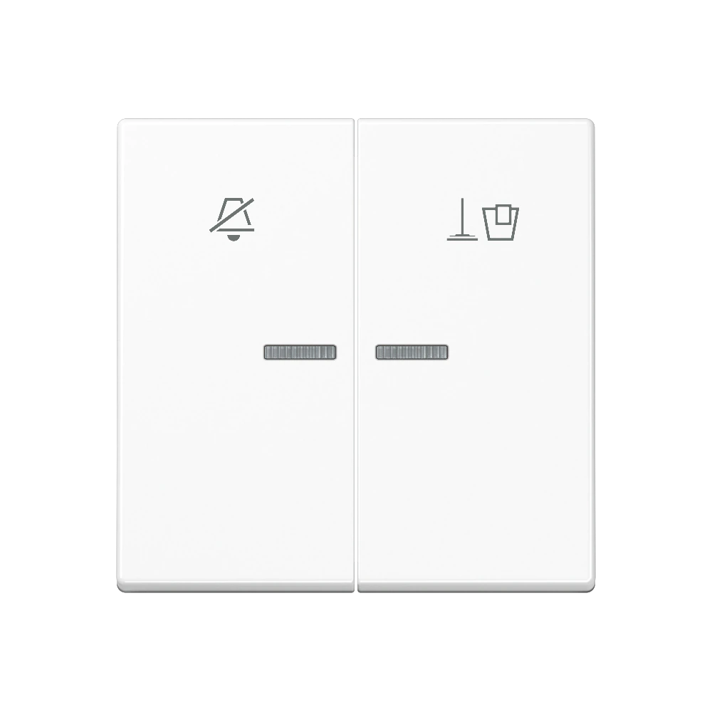 Hotel rocker, room unit — JUNG A 550, White, art. ARUKO5MWW