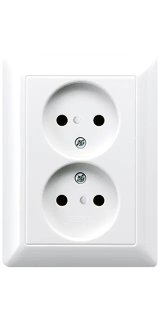 JUNG AS 500, white, art. AS5010UWW