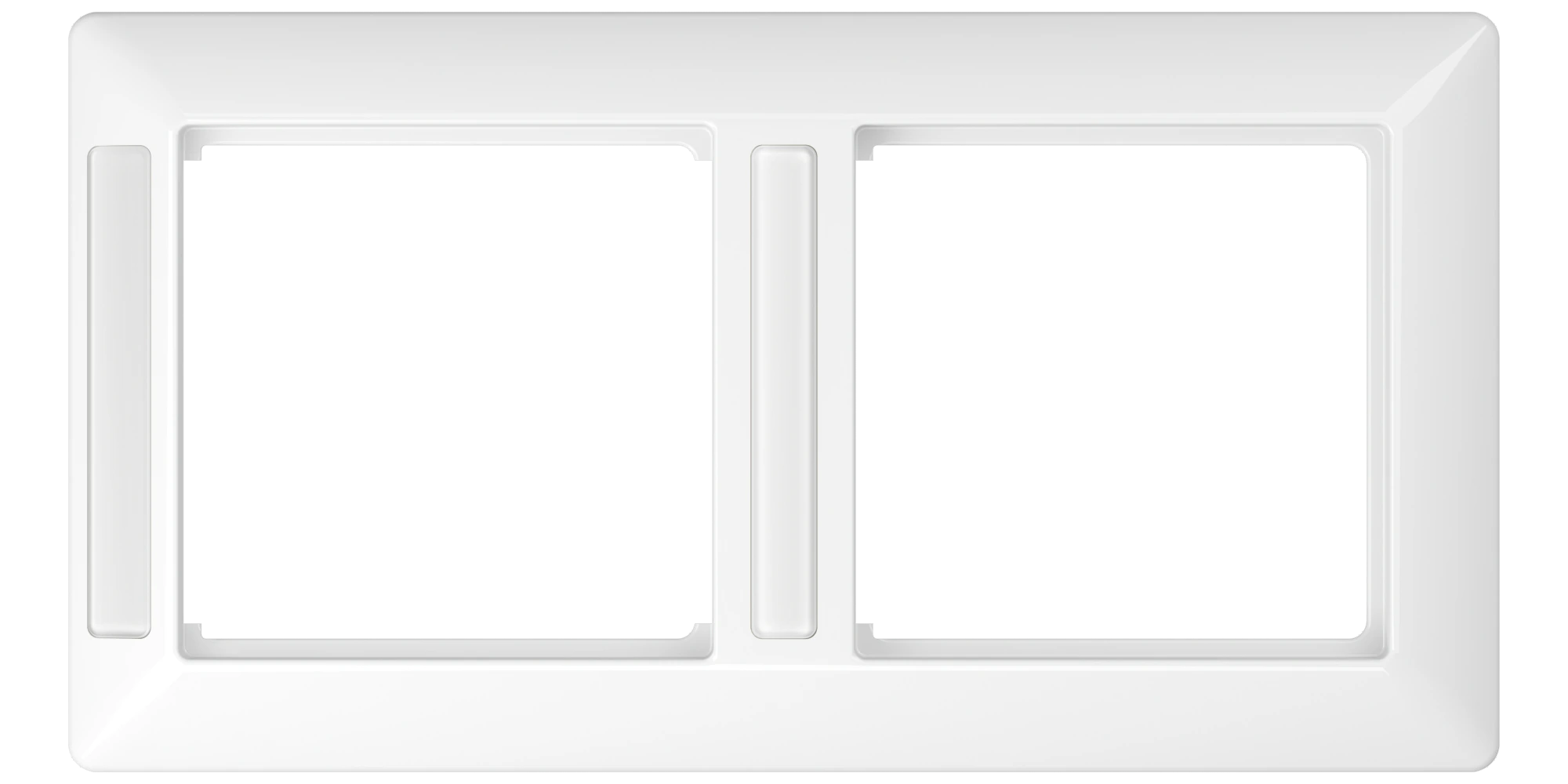 Frame — JUNG AS 500, White, art. AS582BFINAWW