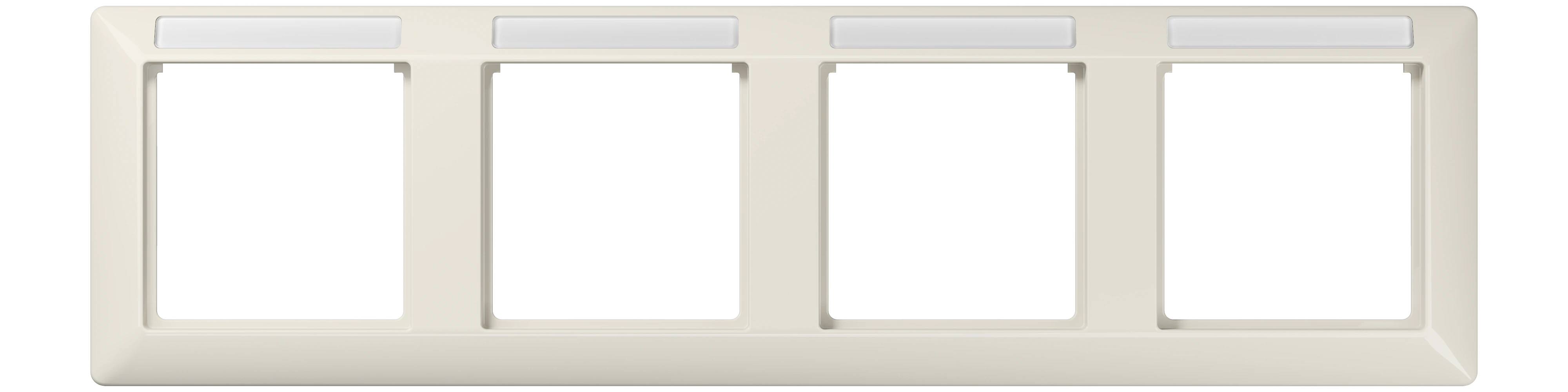 Frame — JUNG AS 500, Ivory, art. AS5840BFINA
