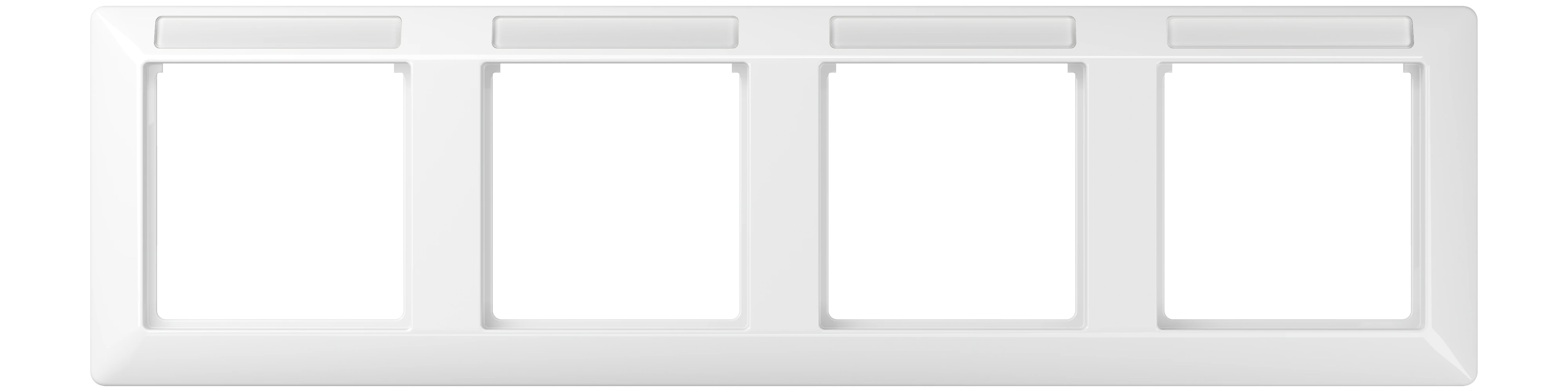 Frame — JUNG AS 500, White, art. AS5840BFINAWW