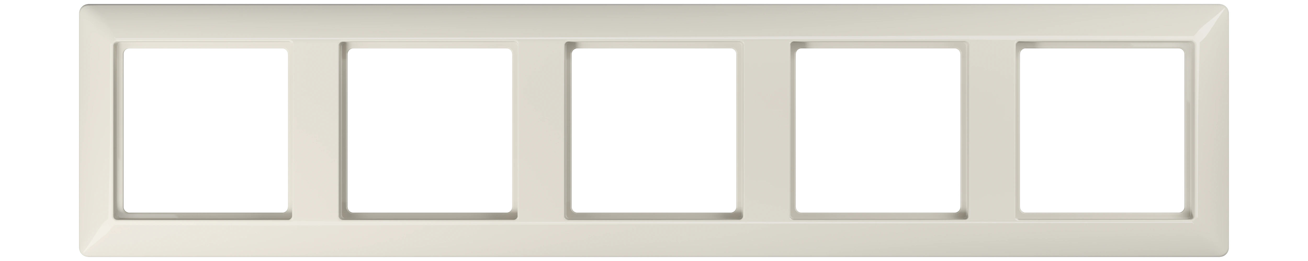 Frame for horizontal and vertical installation — JUNG AS 500, Ivory, art. AS585