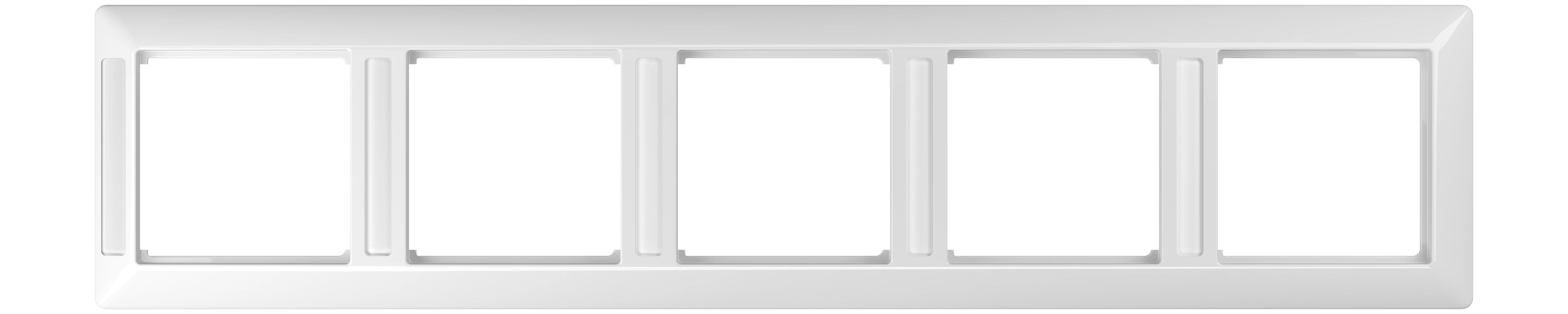 Frame — JUNG AS 500, White, art. AS585BFINAWW