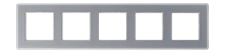 Glass frame for horizontal and vertical installation