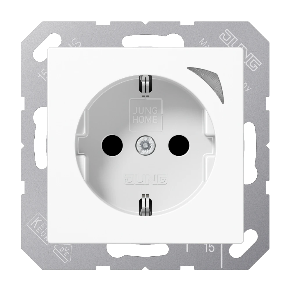 JUNG HOME SCHUKO® розетка Energy — JUNG Bluetooth, Белый, арт. BTA1521SEWW