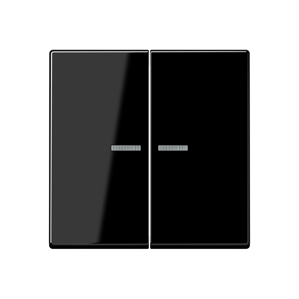 JUNG HOME кнопка, 2 группы — JUNG Bluetooth, Чёрный, арт. BTA17102SW