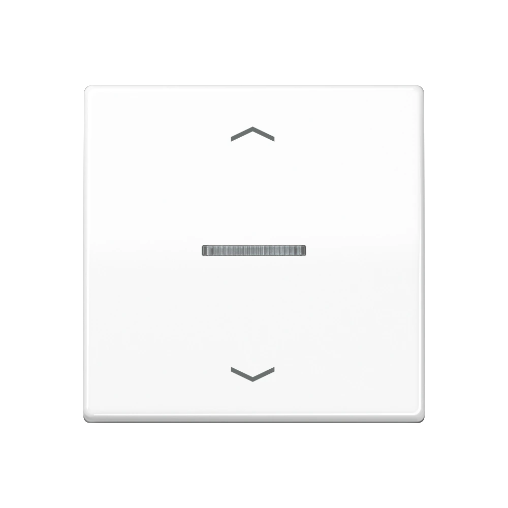 JUNG HOME push-button 1-gang with arrow symbols — JUNG Bluetooth, Alpine White, art. BTAS17101PWW