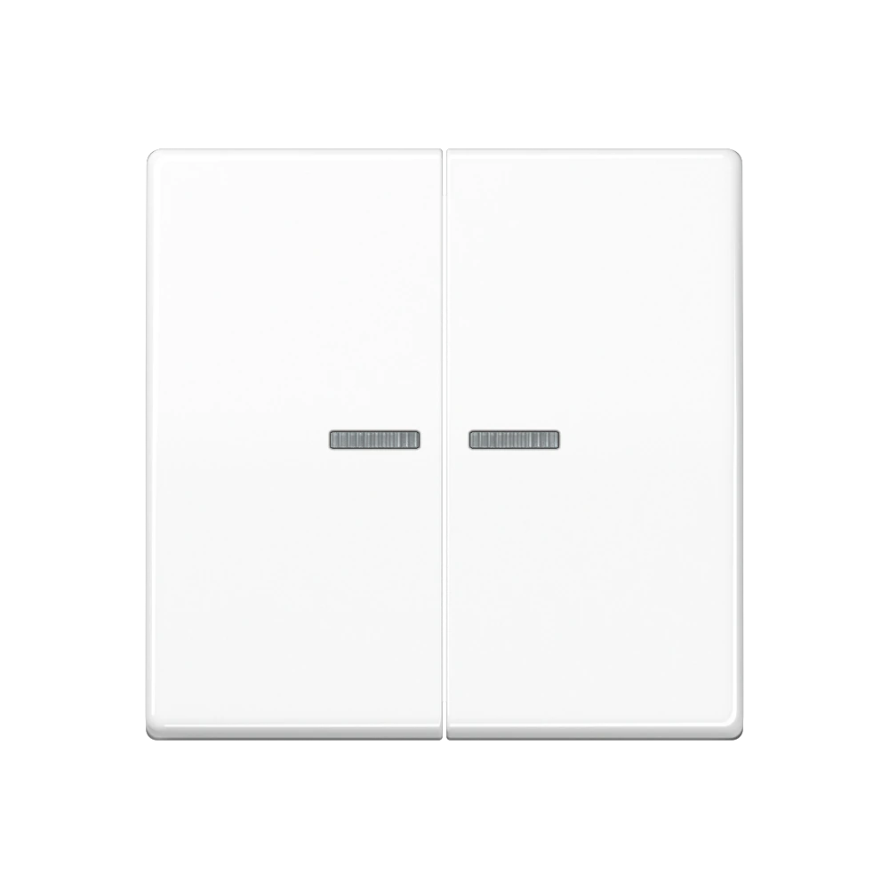 JUNG HOME push-button 2-gang — JUNG Bluetooth, Alpine White, art. BTAS17102WW
