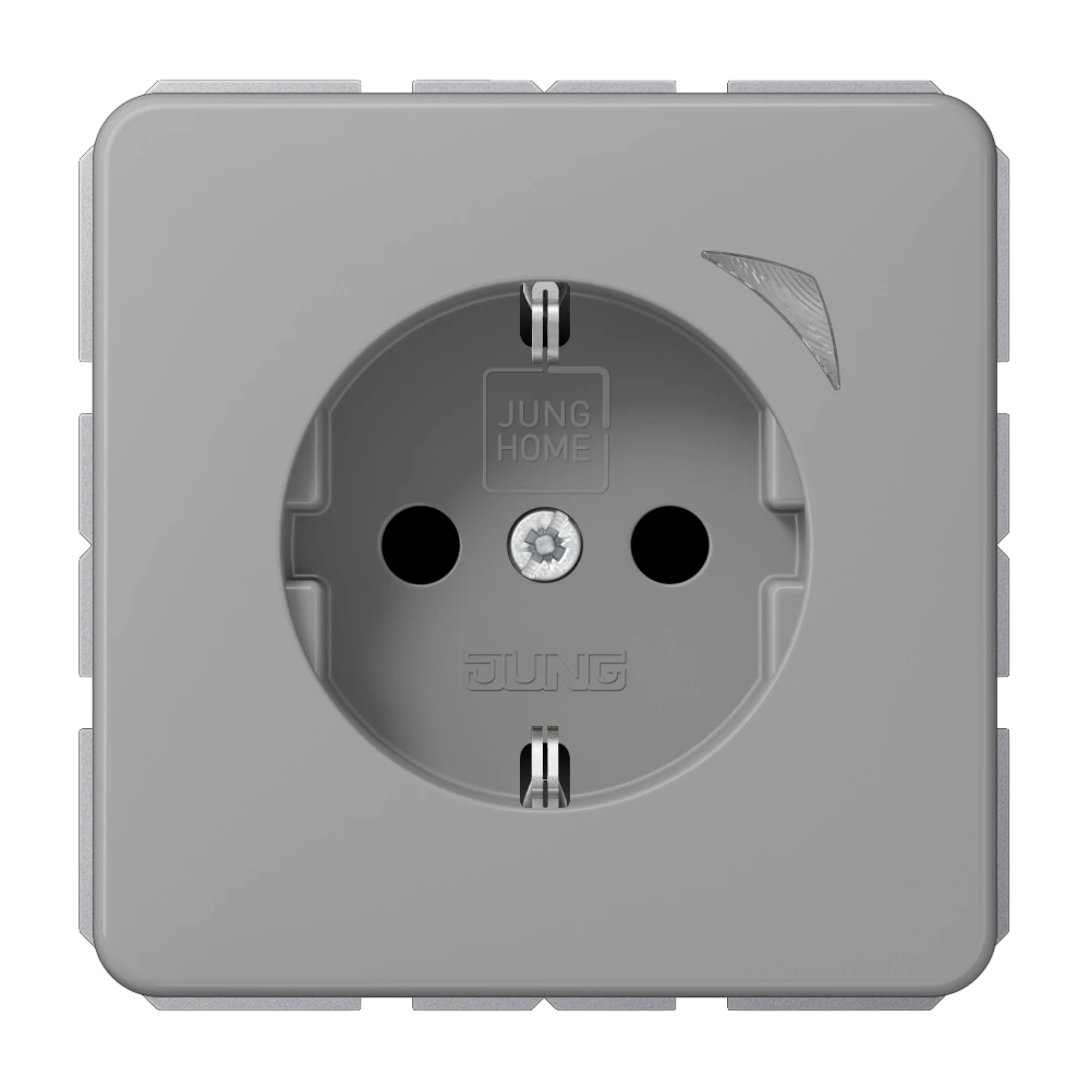 JUNG HOME SCHUKO® розетка — JUNG Bluetooth, Серый, арт. BTCD1521SGR