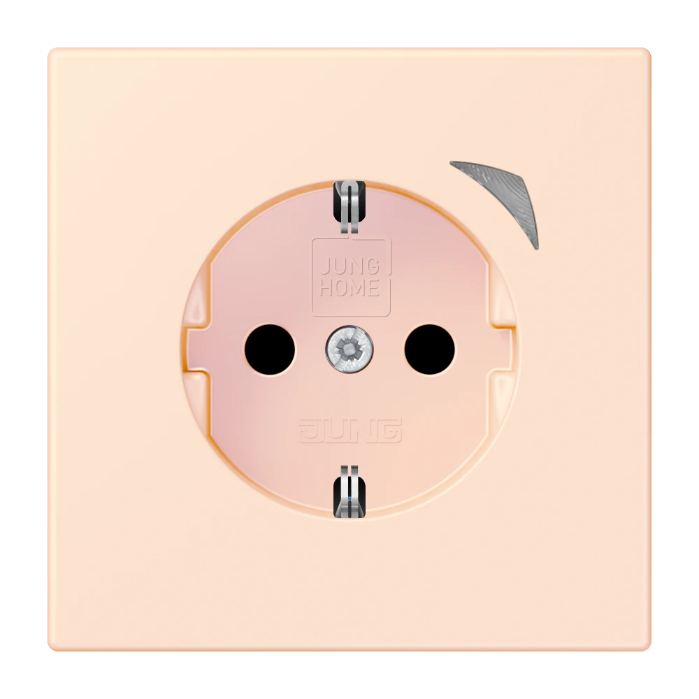 JUNG HOME SCHUKO® socket — JUNG Bluetooth, Ivory, art. BTLC1521S226