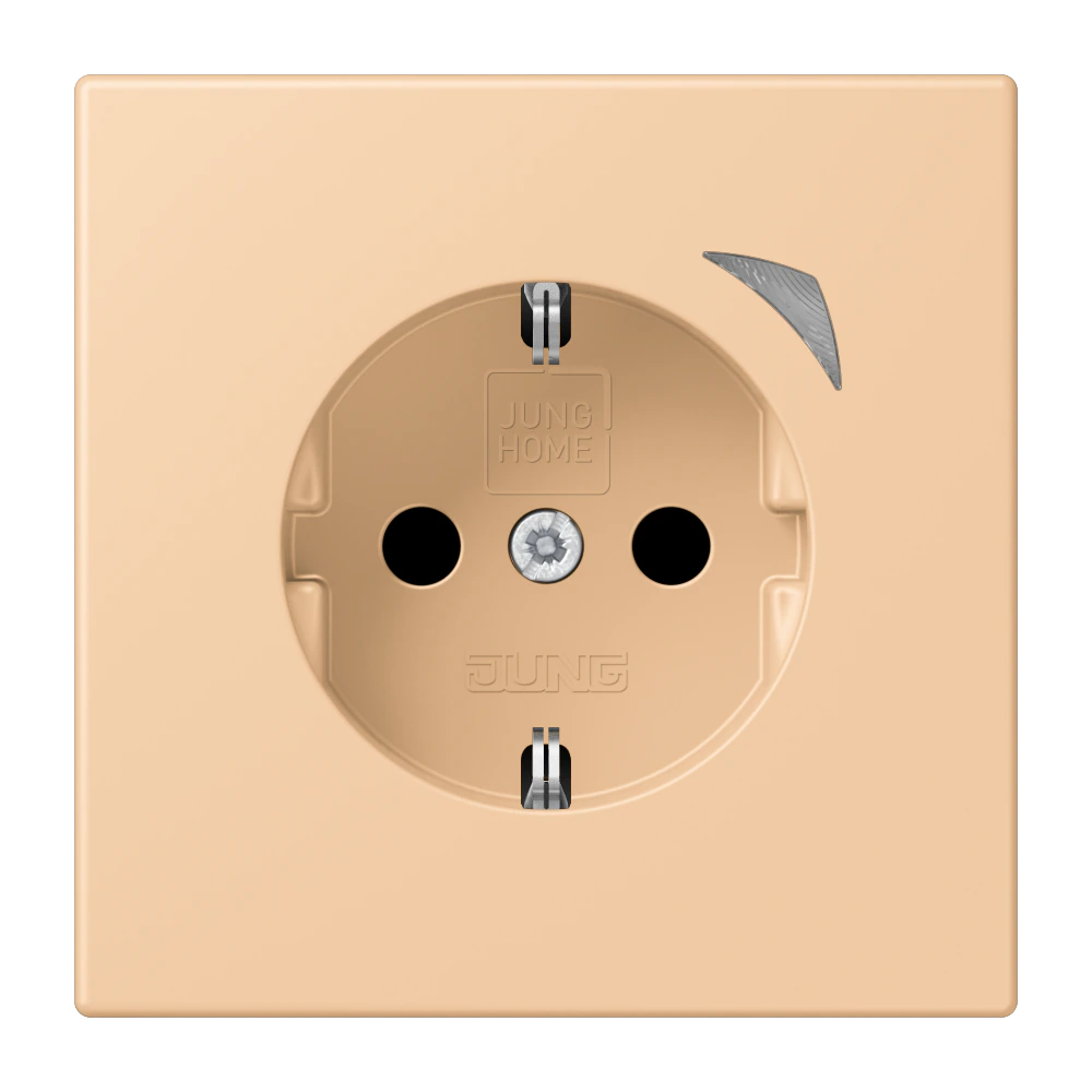 JUNG HOME SCHUKO® socket — JUNG Bluetooth, Ivory, art. BTLC1521S237
