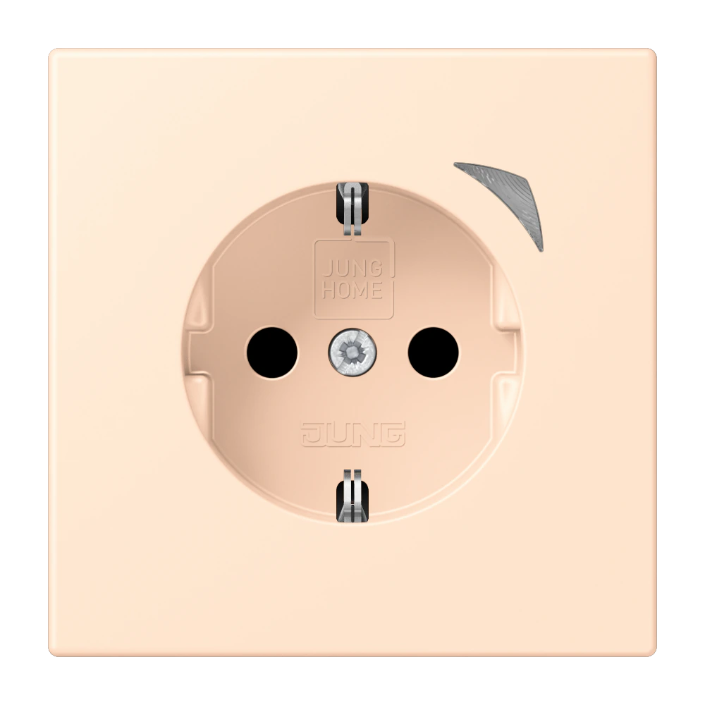 JUNG HOME SCHUKO® socket — JUNG Bluetooth, Ivory, art. BTLC1521S238