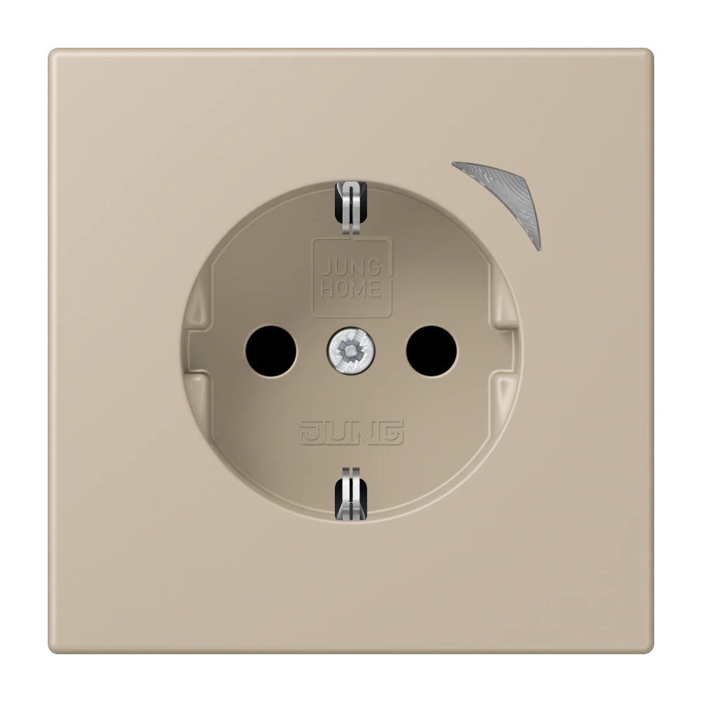 JUNG HOME SCHUKO® socket — JUNG Bluetooth, Ivory, art. BTLC1521S243